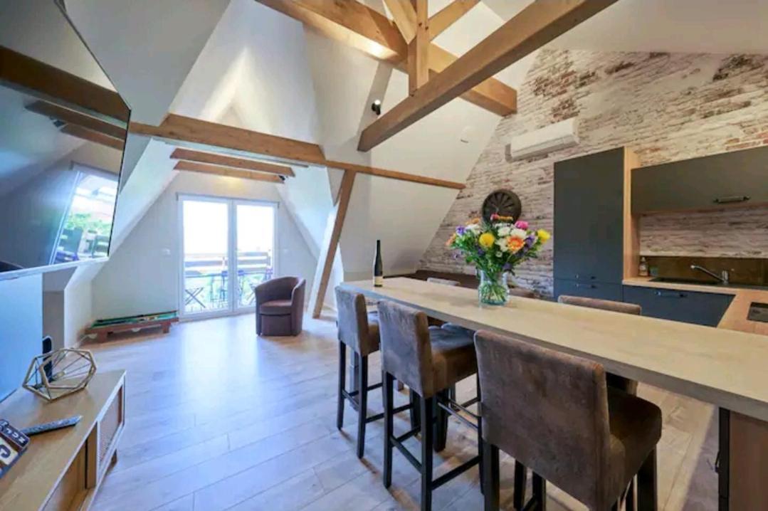 Loft Neuf Avec Bain Jacuzzi Et Terrasse Apartment Colmar Exterior photo